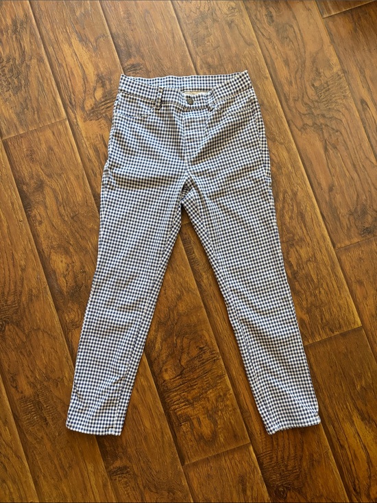Uniqlo Pants - Uniqlo Navy and White Gingham Shirt